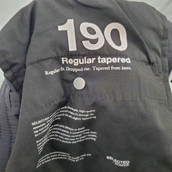 Selected 190 Regular Tapered Fit Dropped Rise Leroy Pants Men Size XXL NWT - Picture 14 of 16